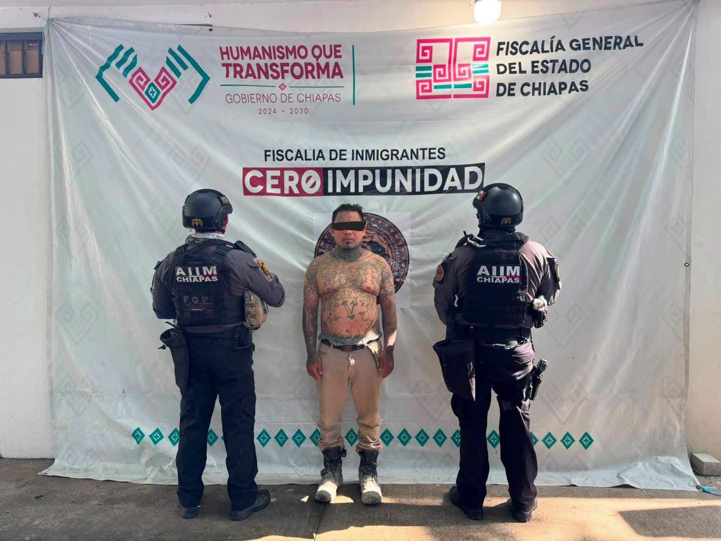 Detenido en Tapachula un pandillero de la Mara Salvatrucha buscado por El Salvador por amenazar a Bukele