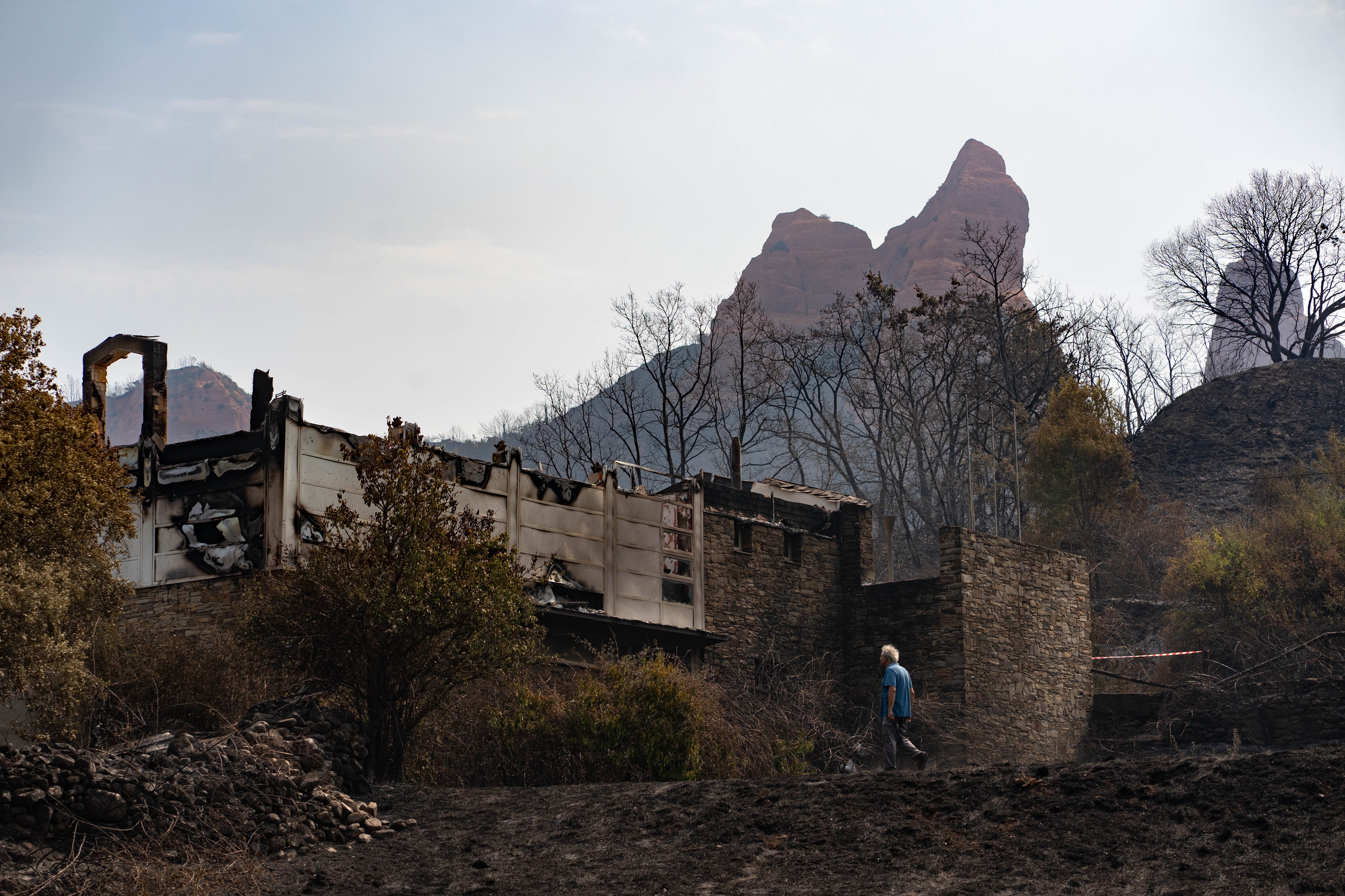Las Médulas, Patrimonio del abandono contra el fuego