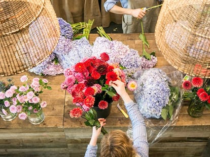 Floristería Sally Hambleton, en Madrid.