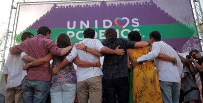 Unidos Podemos rally in Jerez de la Frontera.