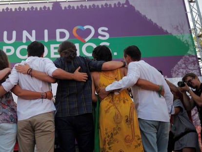 Unidos Podemos rally in Jerez de la Frontera.