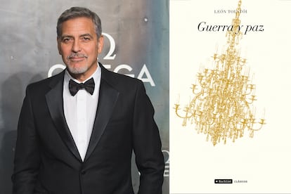 George Clooney - Guerra y paz (León Tolstói)

Al actor y director le van los libros densos. Aunque se ha declarado fan de las obras completas del escritor, su favorito es este clásico de obligada lectura en la enseñanza rusa.