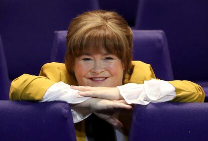 Susan Boyle, en Glasgow, el pasado febrero.