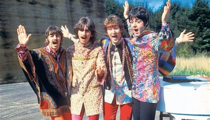 Los Beatles, en la etapa del rodaje y grabación de 'Magical Mystery Tour'