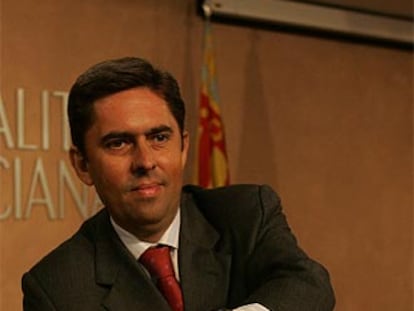 El consejero portavoz, Vicente Rambla, ayer.