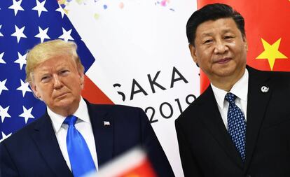 Trump y Xi Jinping, en la cumbre del G20 en Osaka en junio