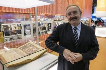 El historiador gallego Ram&oacute;n Villares, en la Feria del Libro de Buenos Aires.