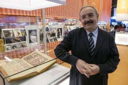 El historiador gallego Ramón Villares, en la Feria del Libro de Buenos Aires.
