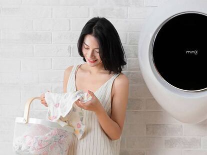 Xiaomi lanza una mini lavadora inteligente que se cuelga en la pared