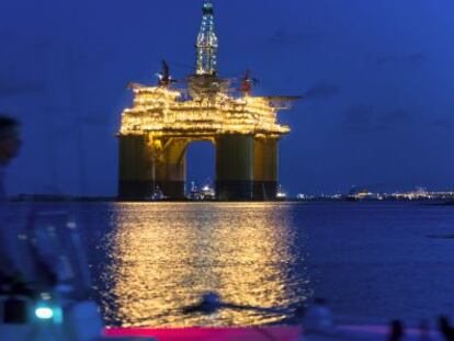 La plataforma Olympus, de Shell, hoy instalada en el golfo de México, es un de ejemplo de éxito puesto por los impulsores del proyecto Castor.