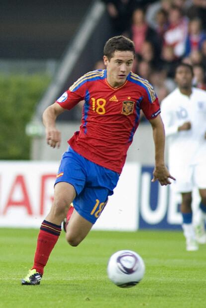 Ander Herrera, el domingo, ante Inglaterra.