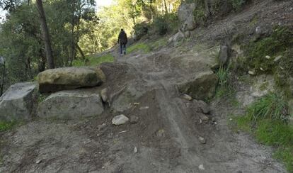 Senda fluvial del Mi&ntilde;o cuya legalidad pone en duda el PP