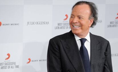 Julio Iglesias, en Londres, en 2014.