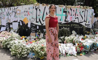 Rhillary Barbosa de Souza, 15 anos, que sobreviveu ao massacre em Suzano depois de lutar com um dos atacantes.