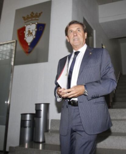 Miguel Archanco, expresidente de Osasuna.