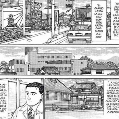 Viñeta de &#39;El almanaque de mi padre&#39;, de Jiro Taniguchi