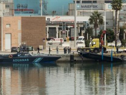 Cuatro presuntos narcos fallecen en Algeciras tras ser embestidos por una patrullera de Vigilancia Aduanera