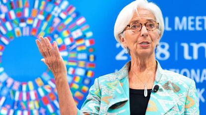 La directora gerente del Fondo Monetario Internacional (FMI), Christine Lagarde.