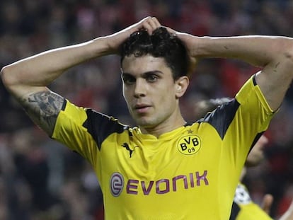 Marc Bartra, con el Dortmund.