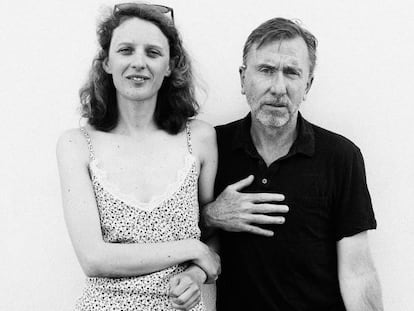 Mia Hansen-Løve y Tim Roth, la semana pasada en Fårö.