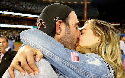 Justin Verlander y Kate Upton, el pasado miércoles en Los Ángeles.