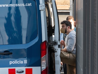 Uno de los detenidos en el operativo contra el tráfico de drogas en Llinars del Vallès