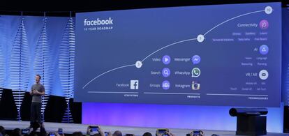 Mark Zuckerberg, CEO de Facebook, en una imagen de 2016 en una conferencia en San Francisco.