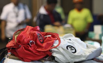 Bolsos de marcas falsificadas.