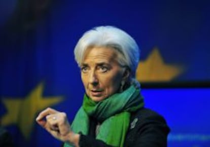 La directora gerente del Fondo Monetario Internacional (FMI), Christine Lagarde.