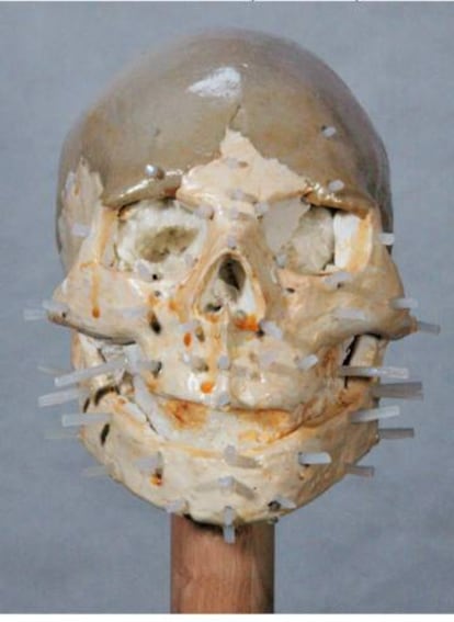 Fase intermedia de la aproximación facial en tres dimensiones.