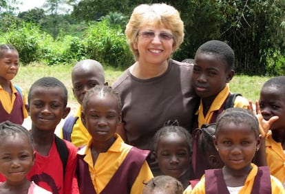 Nancy Writebol, en Liberia, en una foto de 2013.