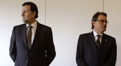 Rajoy y Mas, el pasado enero.