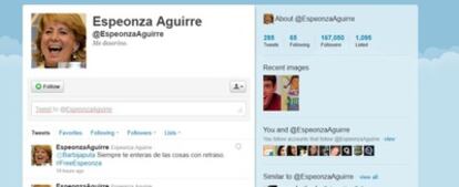 The Espeonza Aguirre feed on Twitter.