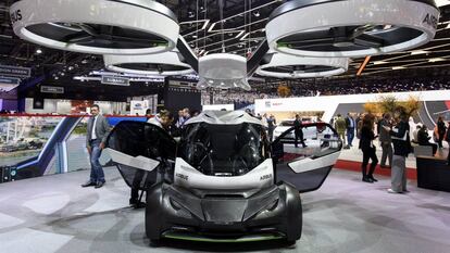 Presentación del Italdesign Pop.Up Airbus en el Salón Internacional del Automóvil de Ginebra de 2017