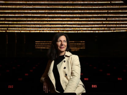 Michaela Pavlatova, directora de cine e ilustradora, en la Cineteca de Matadero en Madrid.