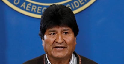 Evo Morales, expresidente de Bolivia.