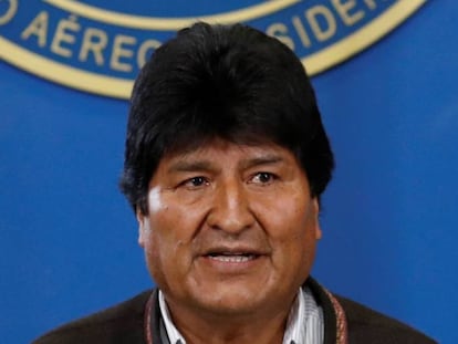 Evo Morales, expresidente de Bolivia.