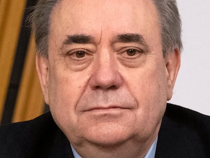 El exlíder del SNP Alex Salmond, el 26 de febrero en Edimburgo.