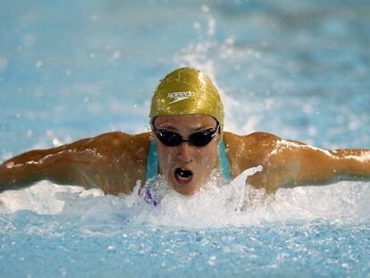 Mireia Belmonte en los Campeonatos de Espa&ntilde;a. 