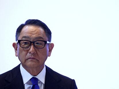 El presidente de Toyota, Akio Toyoda, en Bangkok (Tailandia), en mayo pasado.