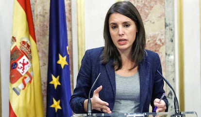 Irene Montero, portaveu d'Units Podem.