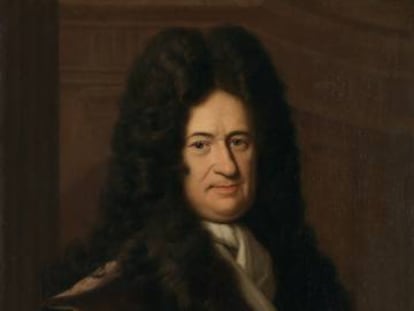 Retrato de Gottfried Leibniz, por Christoph Bernhard Francke. 