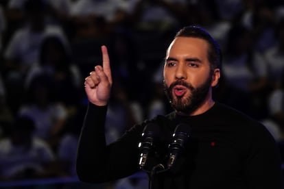 Nayib Bukele, in San Salvador, in March.
