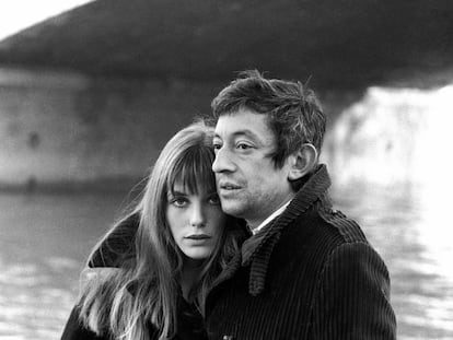 Jane Birkin y Serge Gainsbourg.