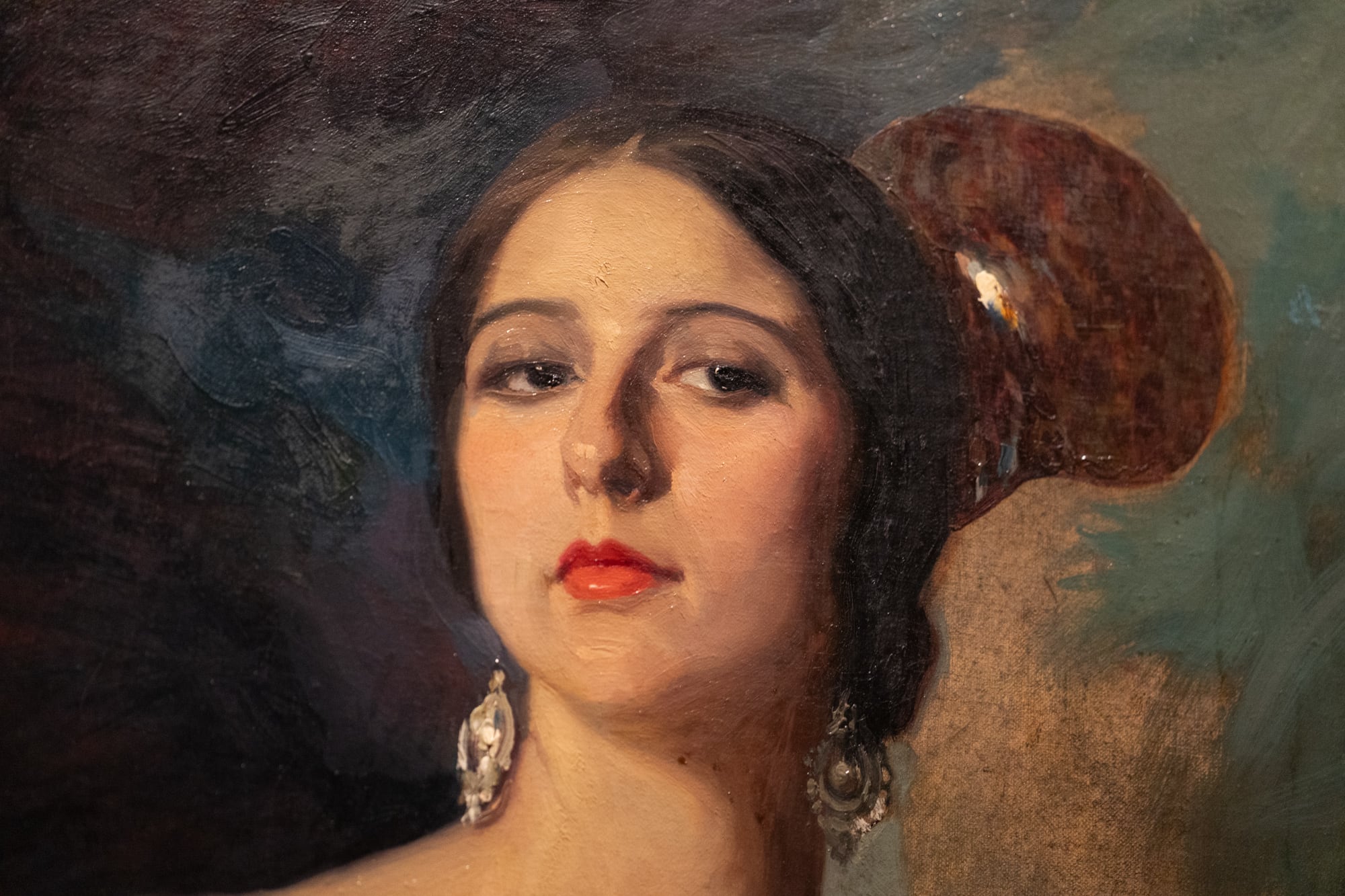 Retrato de Concha Piquer, de Manuel Benedito, que se exhibe en la exposición.