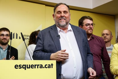 El presidente electo de Esquerra Republicana de Catalunya, Oriol Junqueras. 
