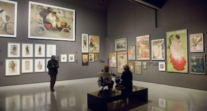 Una de las salas de la 'Nueva presentación de arte moderno'.