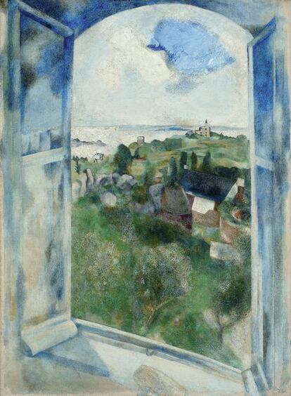 'La ventana en la Ile de Bréhat' (1924). Kunsthaus Zürich, Vereinigung Zürcher.