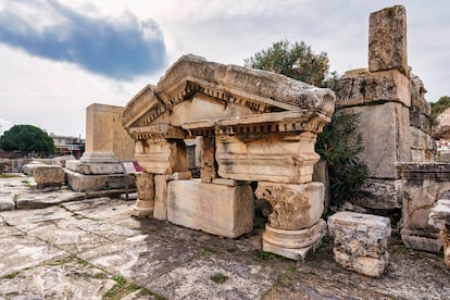 El santuario dedicado a la diosa Deméter en las ruinas de Eleusis (Grecia).