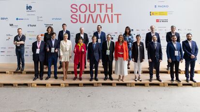 La inauguración de South Summit Madrid, este jueves 7 de junio de 2023, ha contado con la presencia de Pilar Alegría, ministra de Educación y Formación Profesional, y José Luis Martínez-Almeida, alcalde de Madrid.